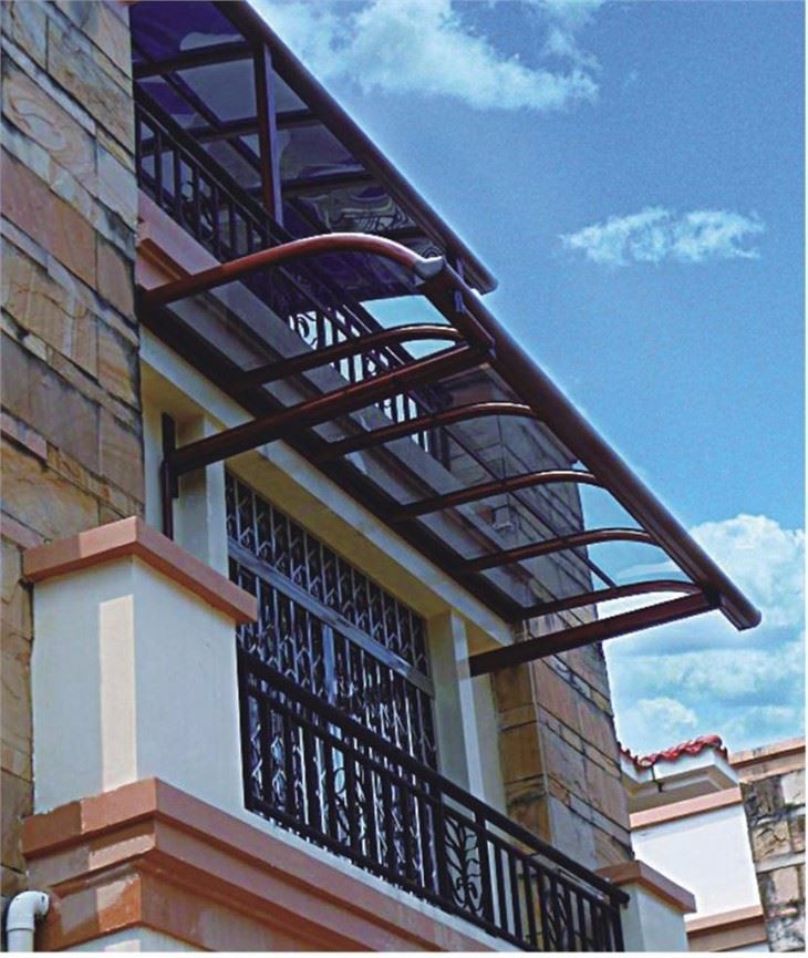 Polycarbonate Window L-type Canopy
